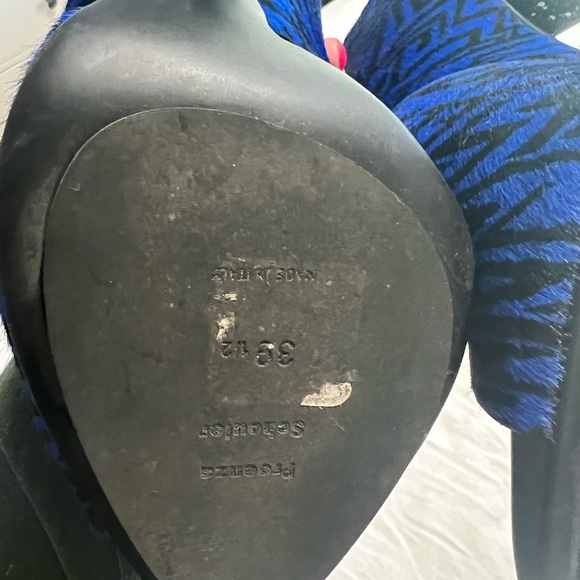 Black and Blue proenza schouler heels - Picture 5 of 7